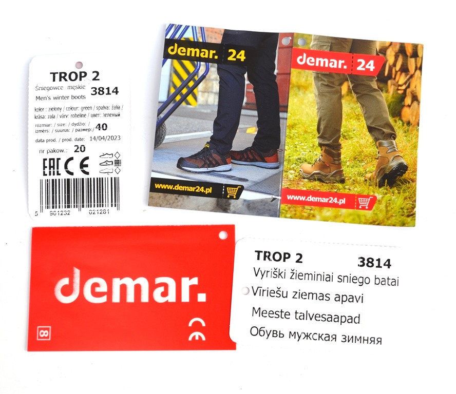 Чоловічі зимові чоботи DEMAR Trop 2 -30°С 47