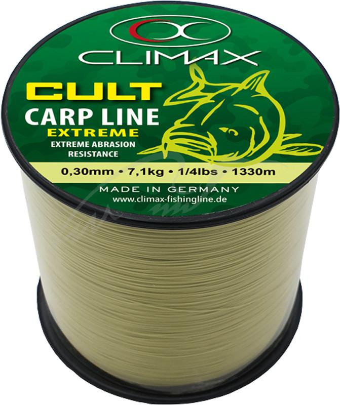 Волосінь Climax Cult Carp Extreme Line Matt Olive