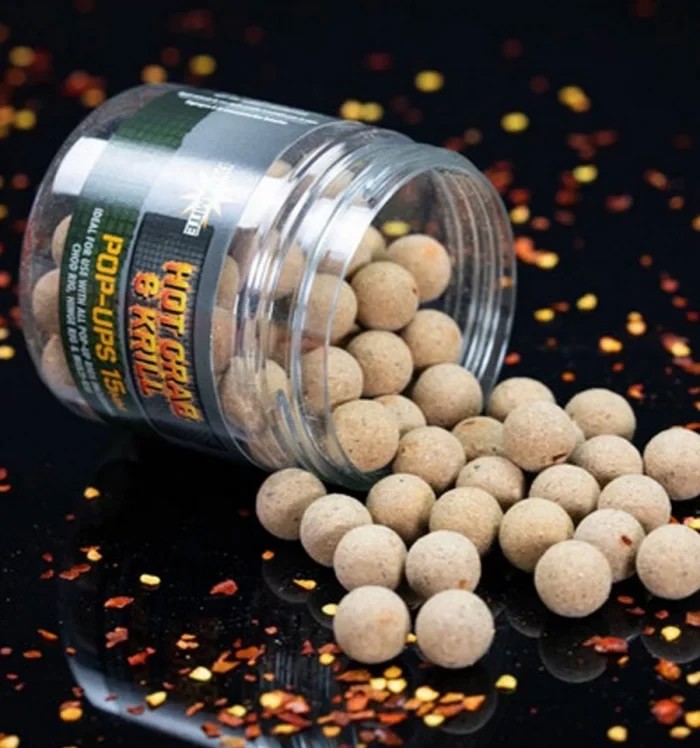 Поп-ап Dynamite Baits Hot Crab & Krill Pop Ups 15mm
