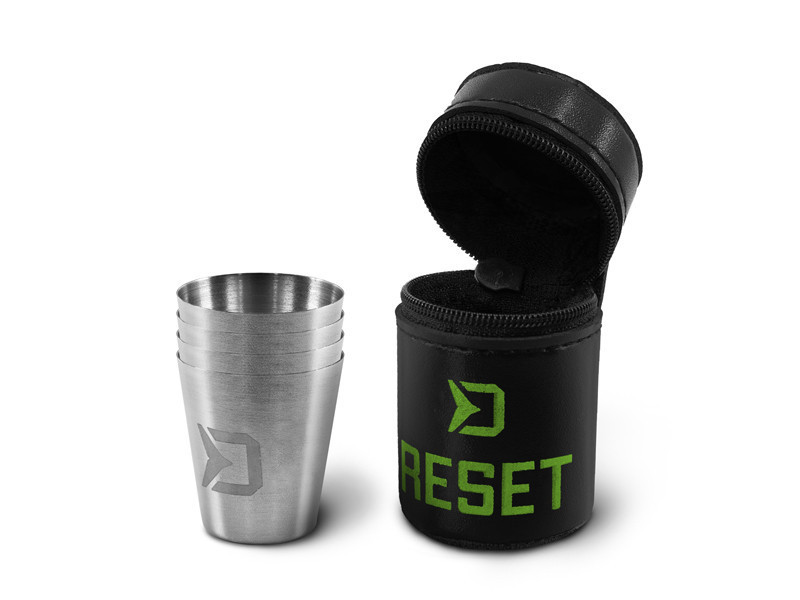 Набір чашок Delphin RESET 4в1 з нержавіючої сталі