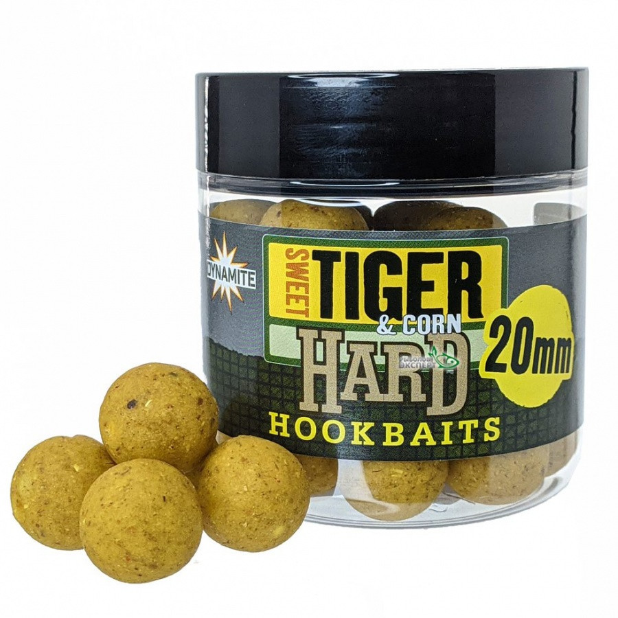 Бойли Dynamite Baits Sweet Tiger & Corn Hard Hookbaits 20мм