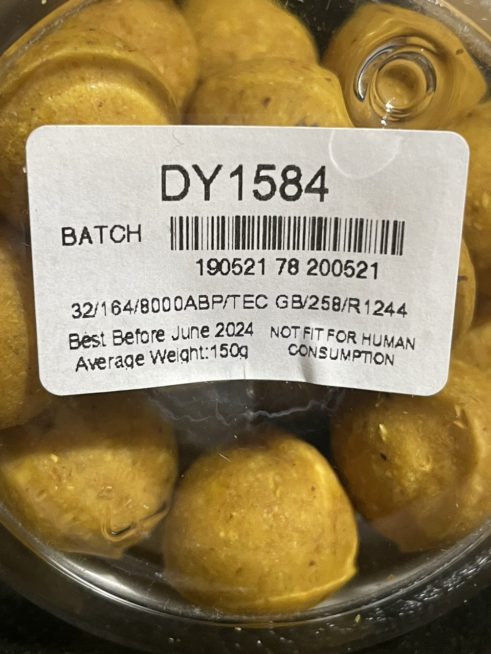 Бойли Dynamite Baits Sweet Tiger & Corn Hard Hookbaits 20мм
