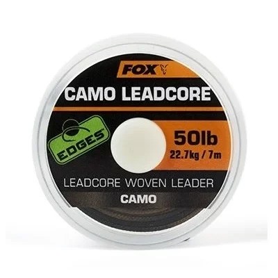 Лідкор з свинцевим сердечником Fox Edges Camo Leadcore 50LB 7m