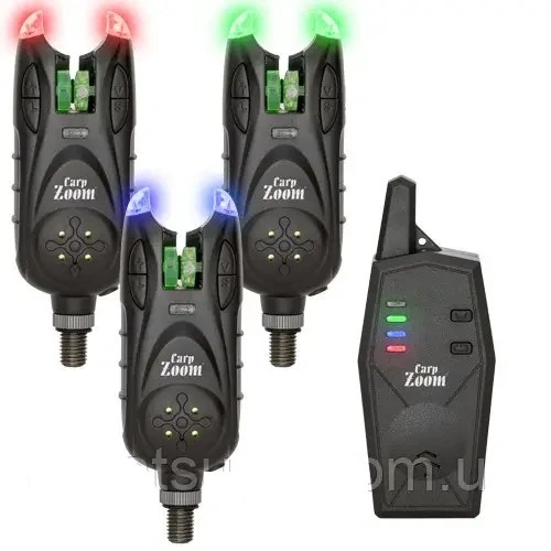 Набір сигналізаторів Carp Zoom Express K-280 bite alarm set, 3+1