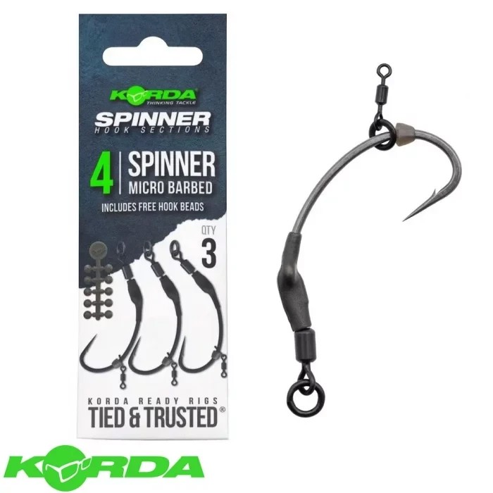 Готовые поводки Korda Spinner Hook Sections Spinner