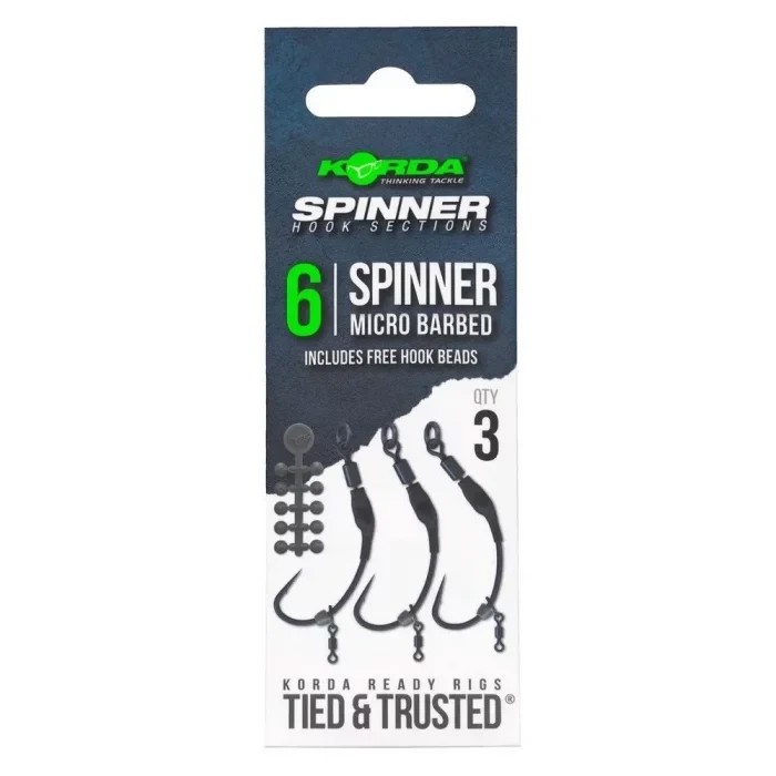 Готовые поводки Korda Spinner Hook Sections Spinner