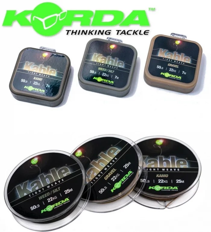 Лідкор Korda Kable Tight Weave Leadcore 50Lb/22kg
