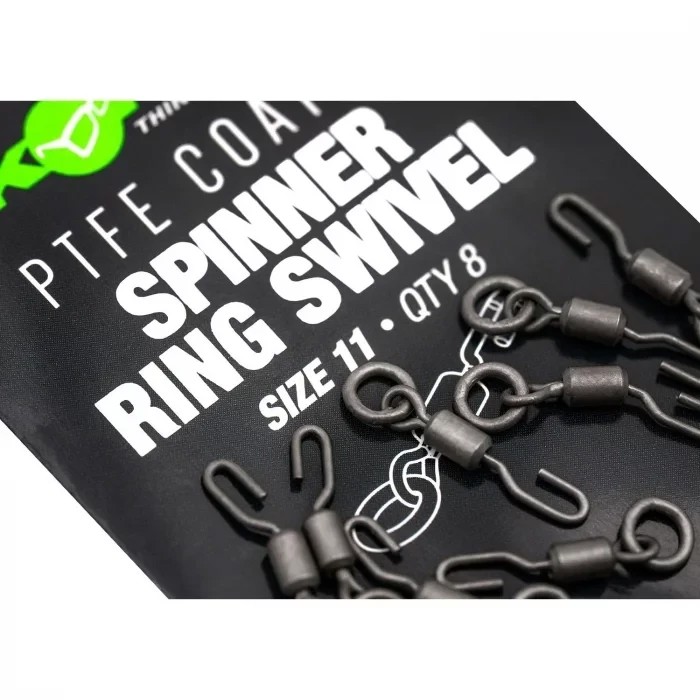 Вертлюг швидкознімний з кільцем Korda PTFE Coated Spinner Ring Swivels