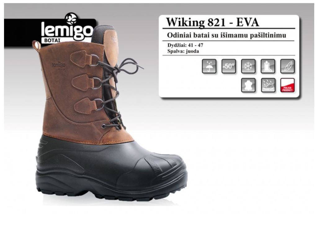 Зимові черевики для полювання та риболовлі Lemigo Wiking 821 -50°C 43