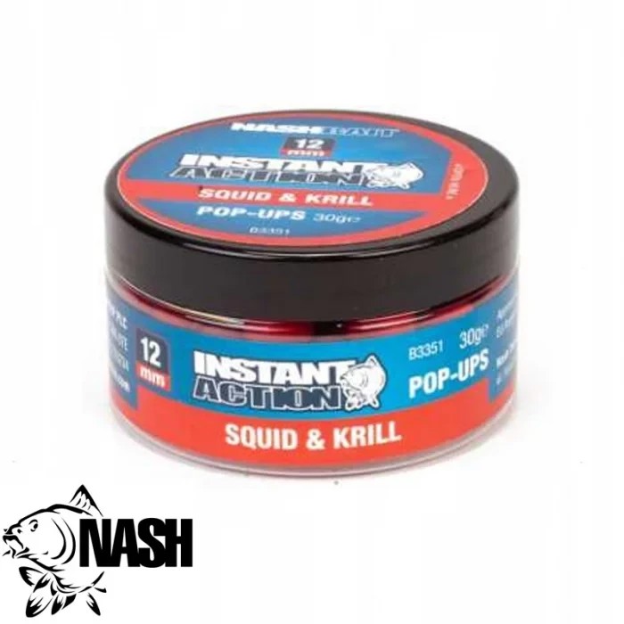 Поп-ап Nash Squid and Krill Pop Ups 12mm 30g
