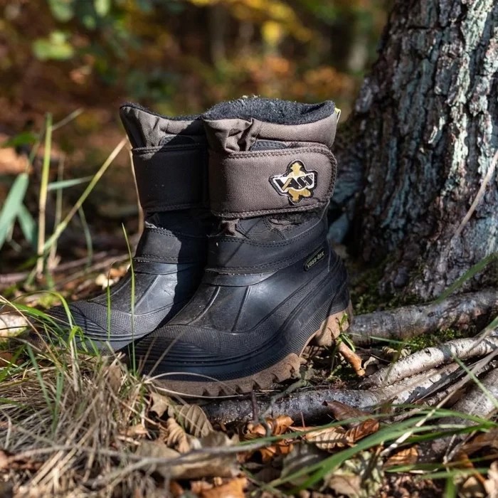 Черевики Vass Fleece Lined Boot with Strap Black/Green