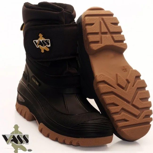 Черевики Vass Fleece Lined Boot with Strap Black/Green 43