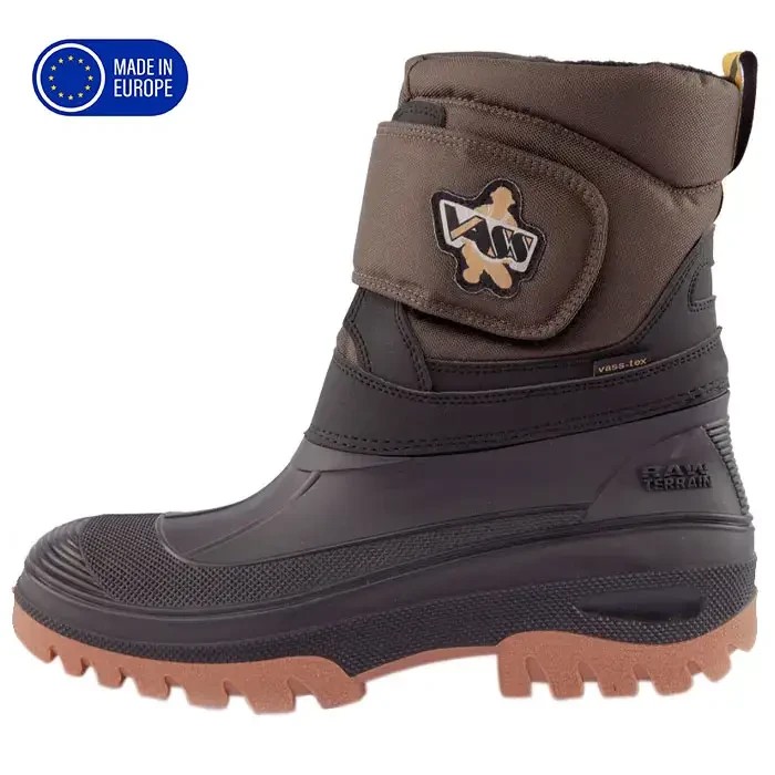 Черевики Vass Fleece Lined Boot with Strap Black/Green 45