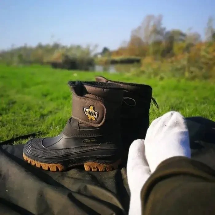 Черевики Vass Fleece Lined Boot with Strap Black/Green 45