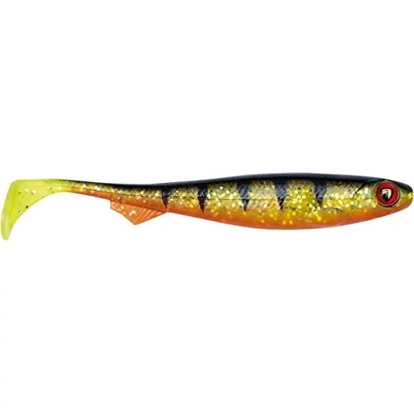 Штучна приманка Rage Ultra UV Slick Shad Single Color Pack Young Perch 9cm/3,5inch x 5
