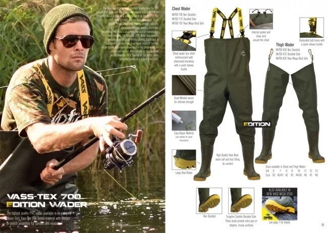 Чоботи заброди Vass E Nova 700 Series Thigh Wader