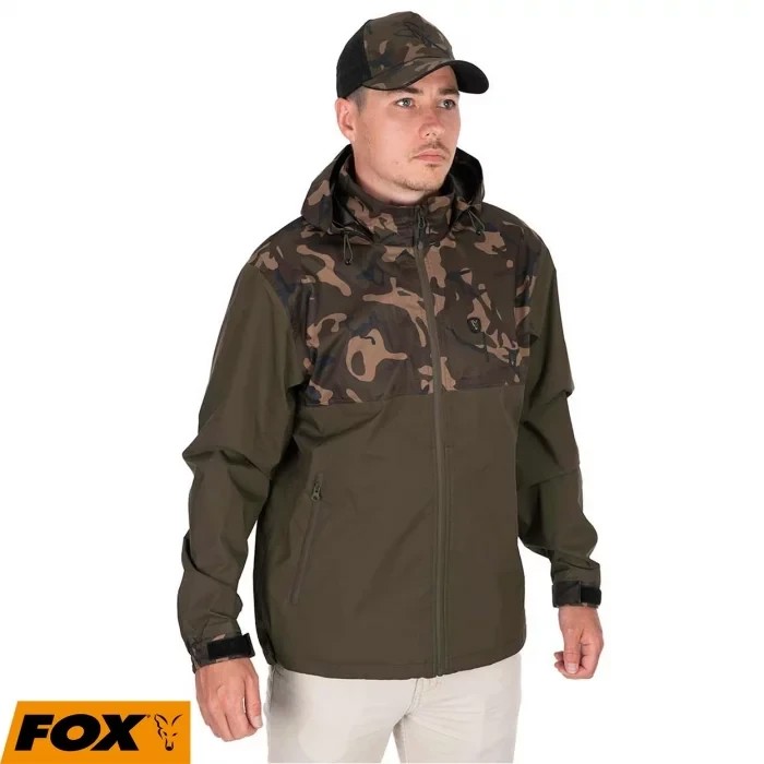 Куртка водонепроникна Fox Camo/Khaki RS 10K Jacket L