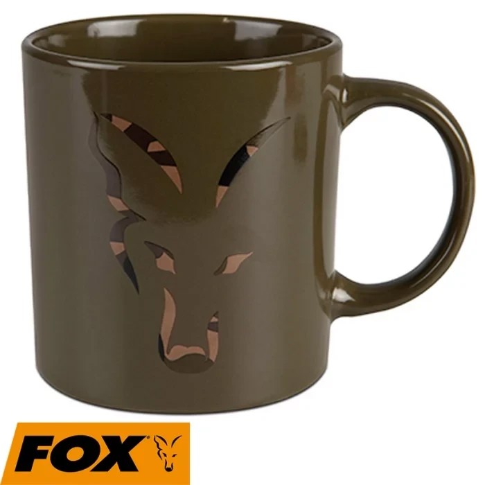 Кухоль керамічний Fox Green and Camo Head Ceramic Mug