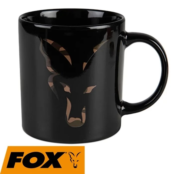 Кухоль керамічний Fox Black and Camo Head Ceramic Mug