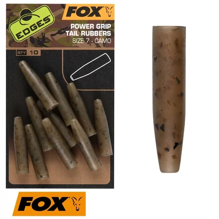 Пильовик безпечної кліпси Fox Edges Camo Powergrip tail rubbers