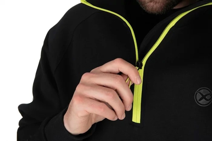 Худі Matrix Black Edition Zip Sweater Black / Lime S