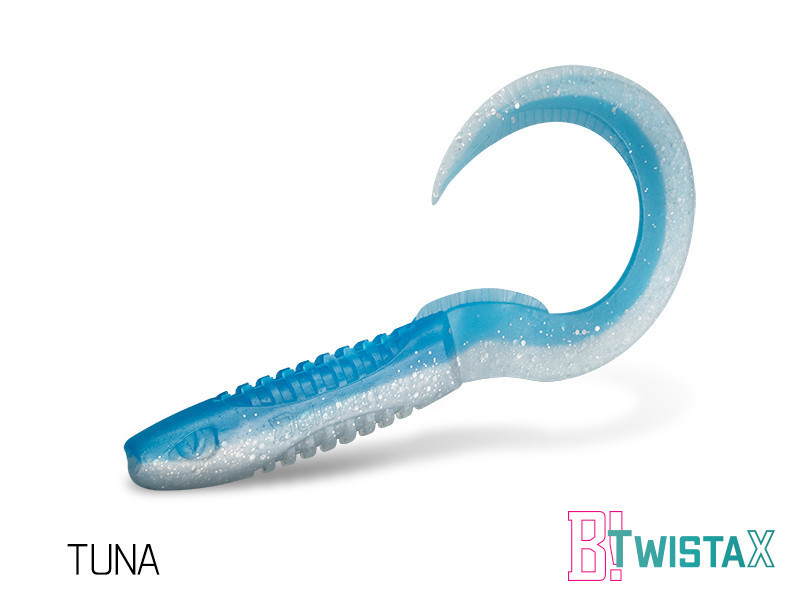 Твістер Lure Delphin TwistaX Eeltail UVs 6cm 5 pcs TUNA