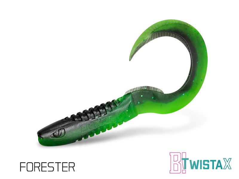 Твистер Lure Delphin TwistaX Eeltail UVs | 6cm  5pcs FORESTER