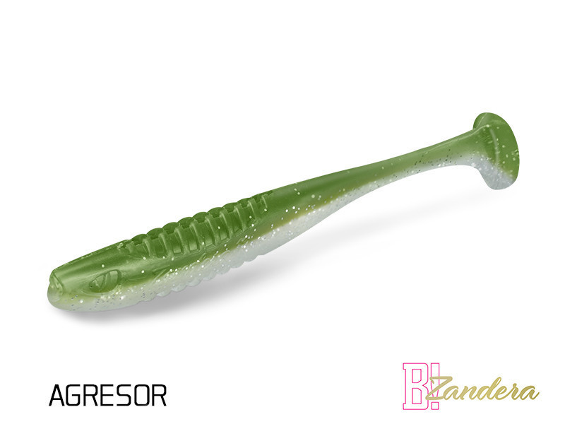 Силиконова приманка Lure Delphin ZANDERA UVs | 10cm AGRESOR