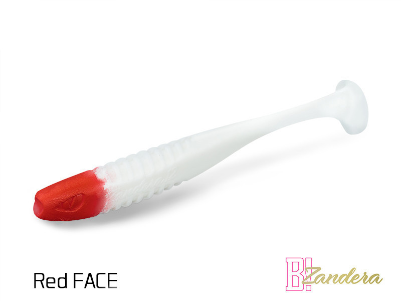 Силиконова приманка Lure Delphin ZANDERA UVs | 10cm RedFACE