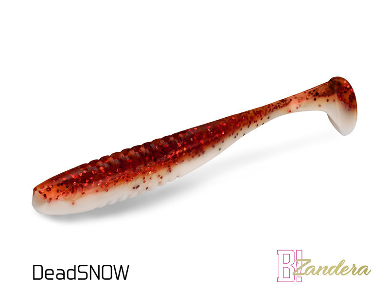 Силиконова приманка Lure Delphin ZANDERA UVs | 10cm DeadSNOW
