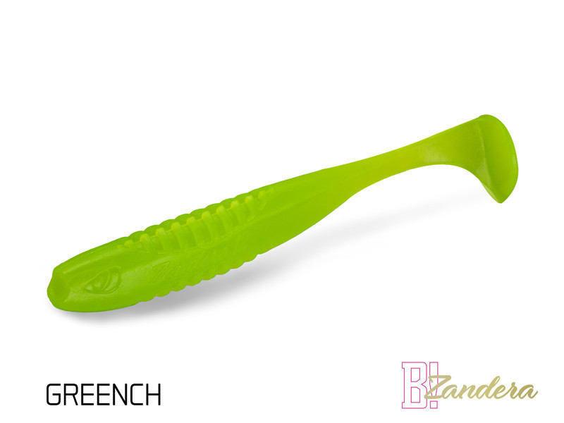 Силиконова приманка Lure Delphin ZANDERA UVs | 10cm GREENCH