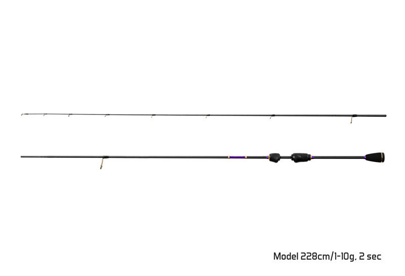 Вудилище спінінгоге Delphin WILD TROUT  2 parts 228cm 1-10g