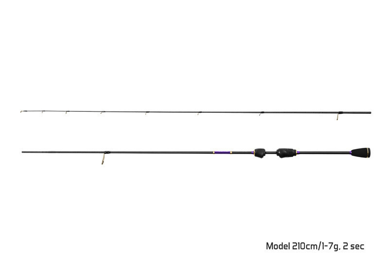 Вудилище спінінгоге Delphin WILD TROUT  2 parts 228cm 1-10g
