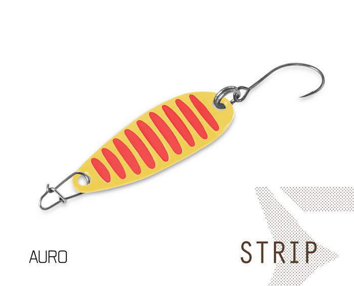 Форелева блешня Spoon Delphin STRIP 2g AURO