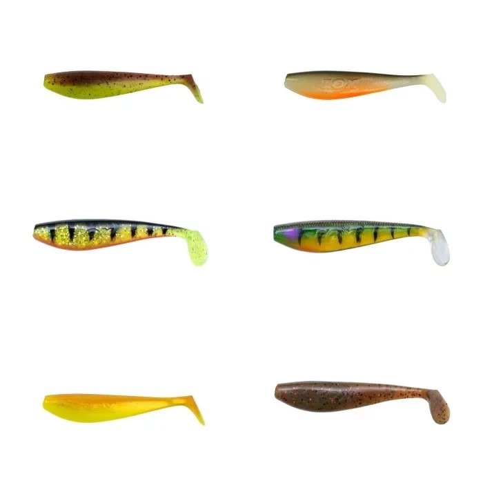 Штучна принада Rage Ultra UV Zander Pro Shad Single Color Pack Perch 7,5cm/3inch x 5