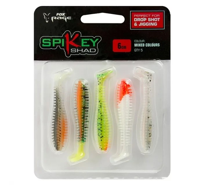 Штучна приманка Fox Rage Spikey Shad Mixed Colours 12cm