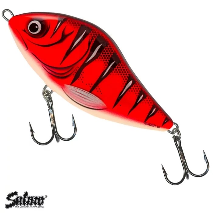 Воблер Джерк Salmo Slider Floating Red Wake Джерк 10cm