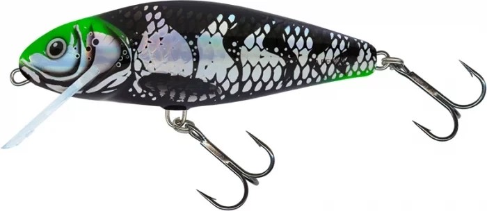 Воблер Salmo Perch Deep Runner Holo Dark Green Head 8cm