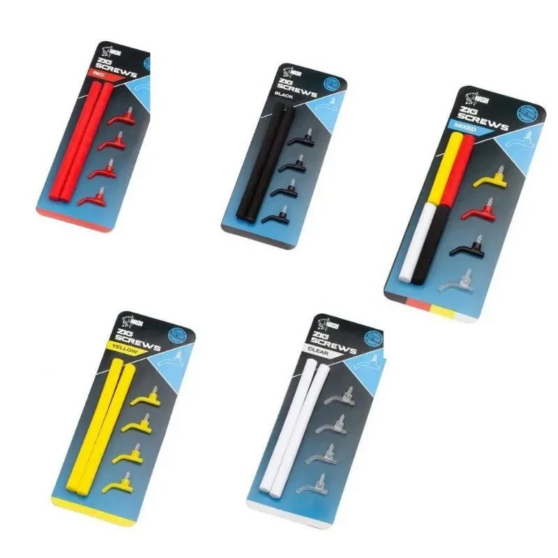 Набір для зиґ риг Nash Zig Screws Black