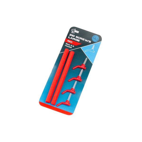 Набір для зиґ риг Nash Zig Screws Large Red