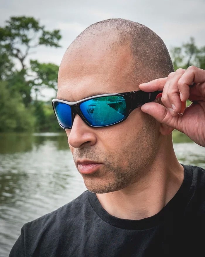 Сонцезахисні окуляри Fox Rage Shield Wraps Brown Lense Mirror Blue