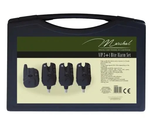 Сигналізатори Carp Zoom Marshal VIP 3 + 1 Bite Alarm Set