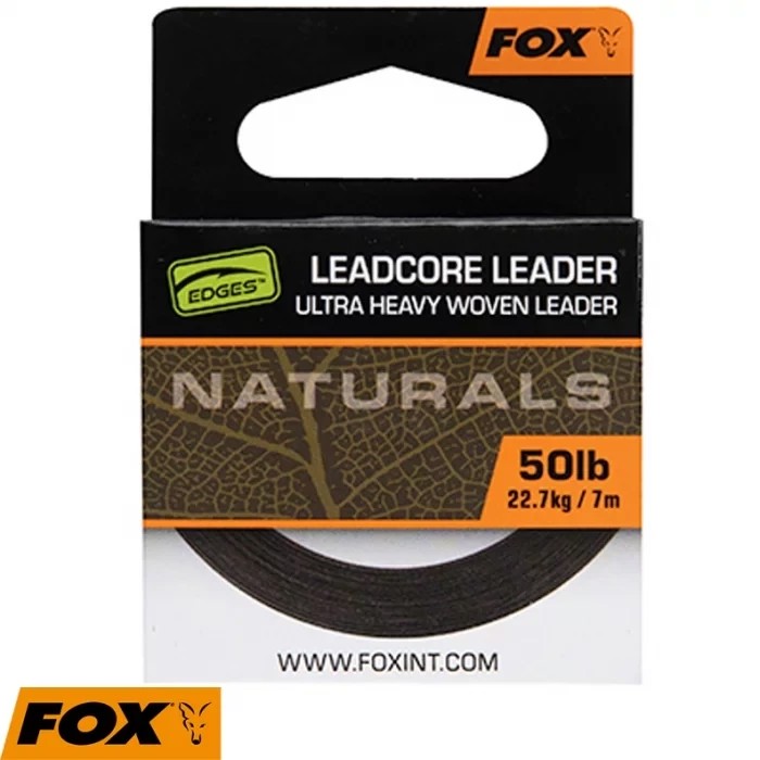 Лідкор Fox Naturals Leadcore 50lb /22.7kg  25m