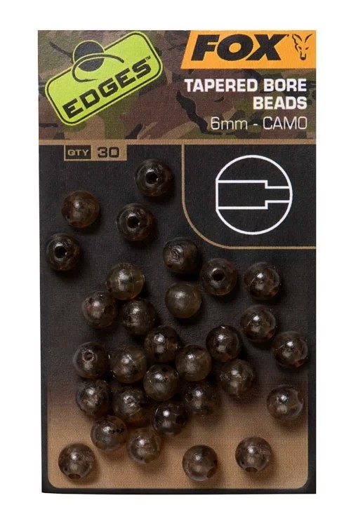 Намисто буферне Fox Edges Camo Tapered Bore Bead 4mm