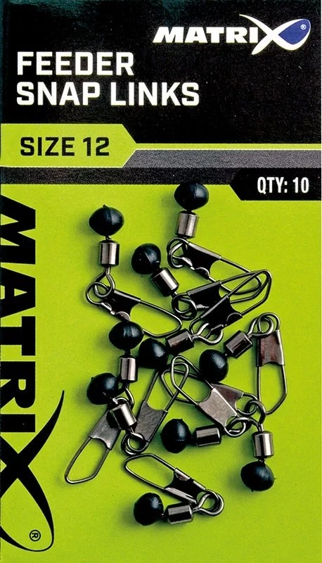 Вертлюг з буферною кулькою та карабіном Matrix Feeder Bead Snap Links