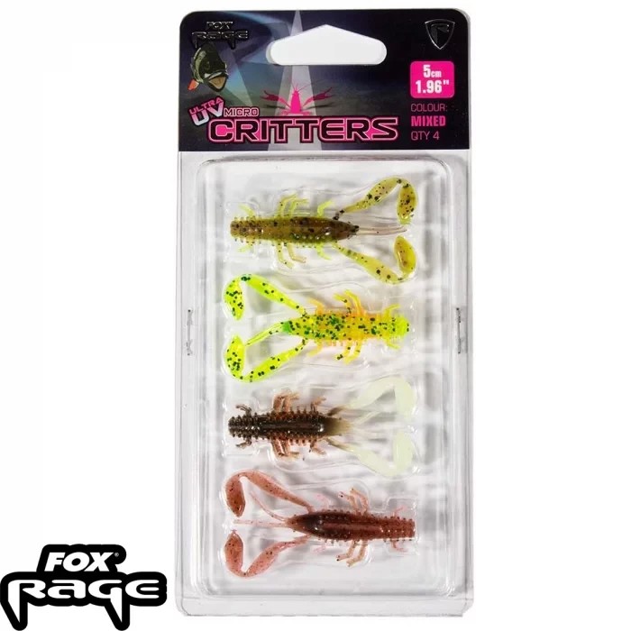 Штучна приманка Fox Rage UV Micro Critter Mixed Pack 5cm
