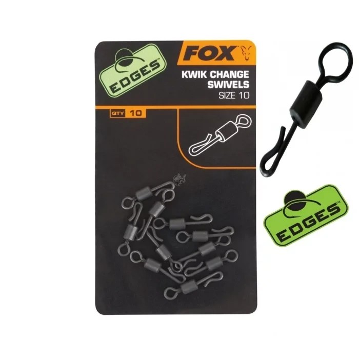 Вертлюг швидкознімний Fox Edges Kwik Change Swivels Size 7
