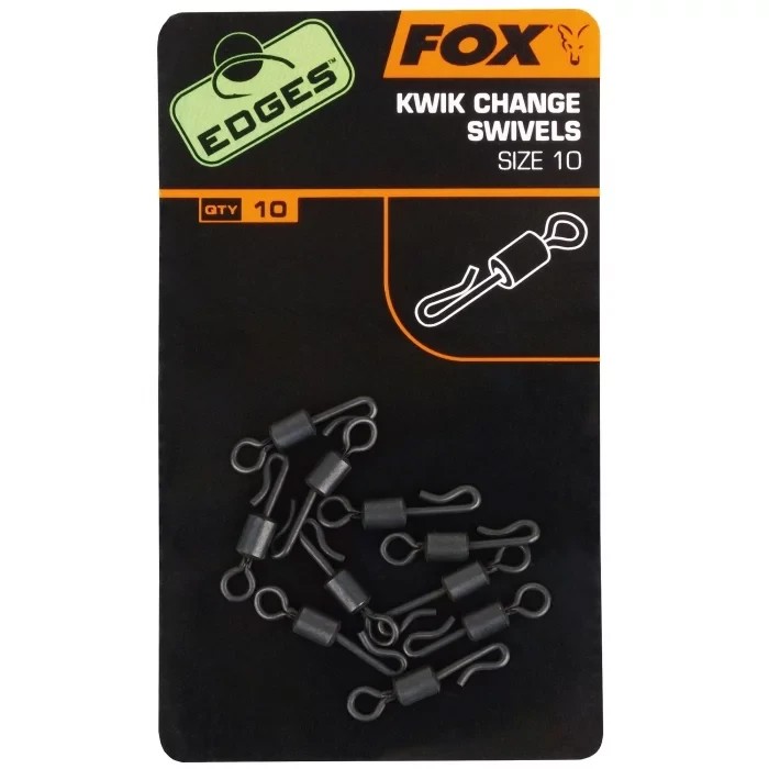 Вертлюг швидкознімний Fox Edges Kwik Change Swivels Size 10