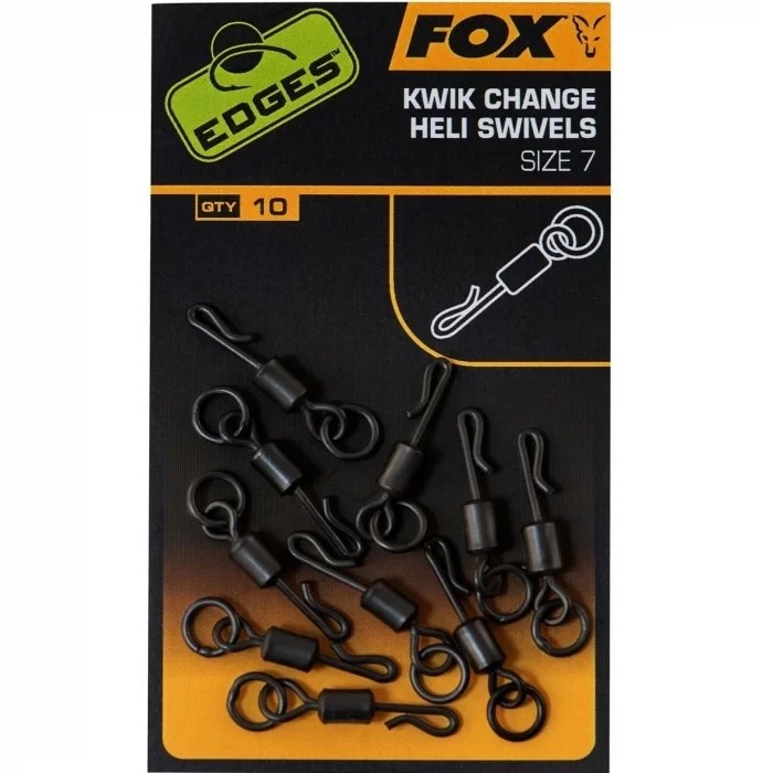 Вертлюг швидкознімний з кільцем Fox Edges Kwik Change Heli Swivels