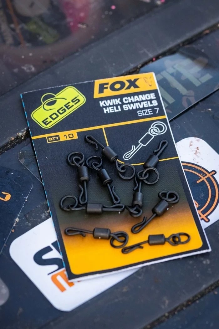Вертлюг швидкознімний з кільцем Fox Edges Kwik Change Heli Swivels
